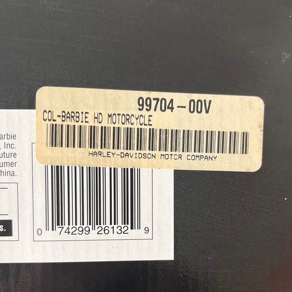 VTG 1999 Barbie Harley-Davidson Motorcycle in Red and Silver NIB* - Picture 5 of 8